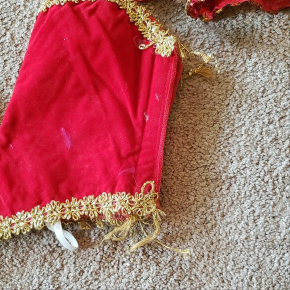 Children's Cheer Leader Majorette Halloween Dance costume dress boot covers - Picture 4 of 11